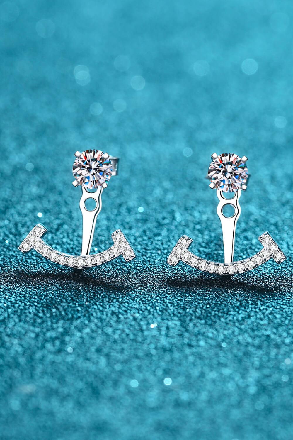 Two Ways To Wear Moissanite Earrings BLUE ZONE PLANET