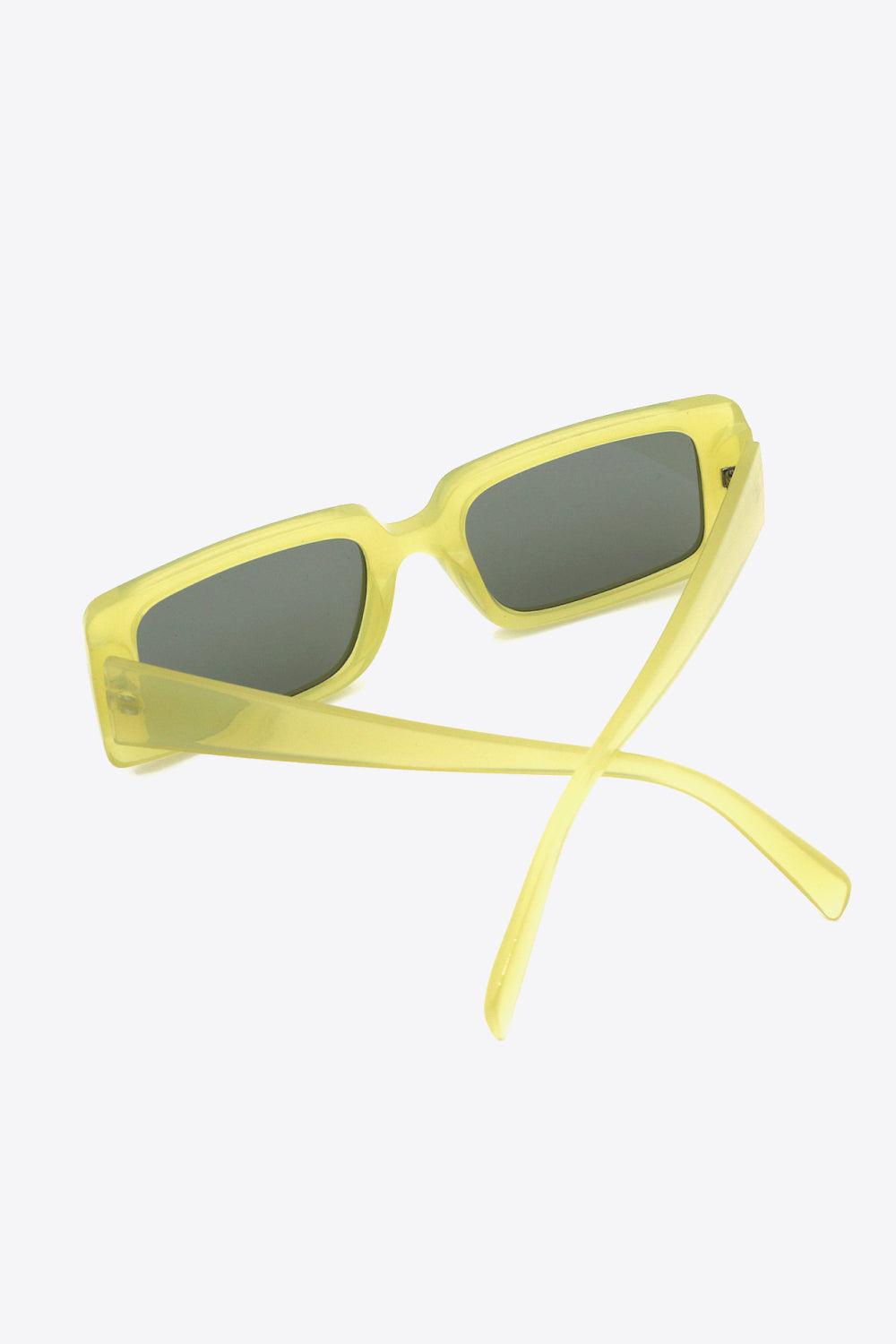 UV400 Polycarbonate Rectangle Sunglasses BLUE ZONE PLANET