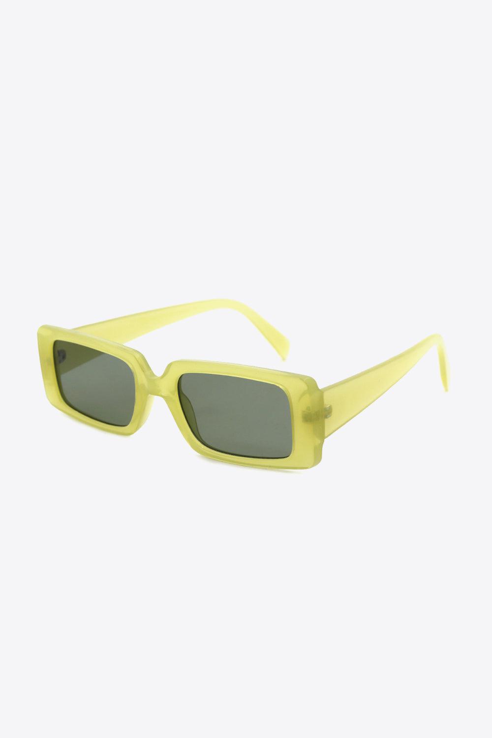 UV400 Polycarbonate Rectangle Sunglasses BLUE ZONE PLANET