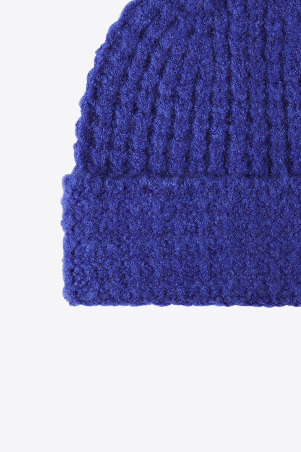 Waffle-Knit Cuff Beanie-TOPS / DRESSES-[Adult]-[Female]-2022 Online Blue Zone Planet