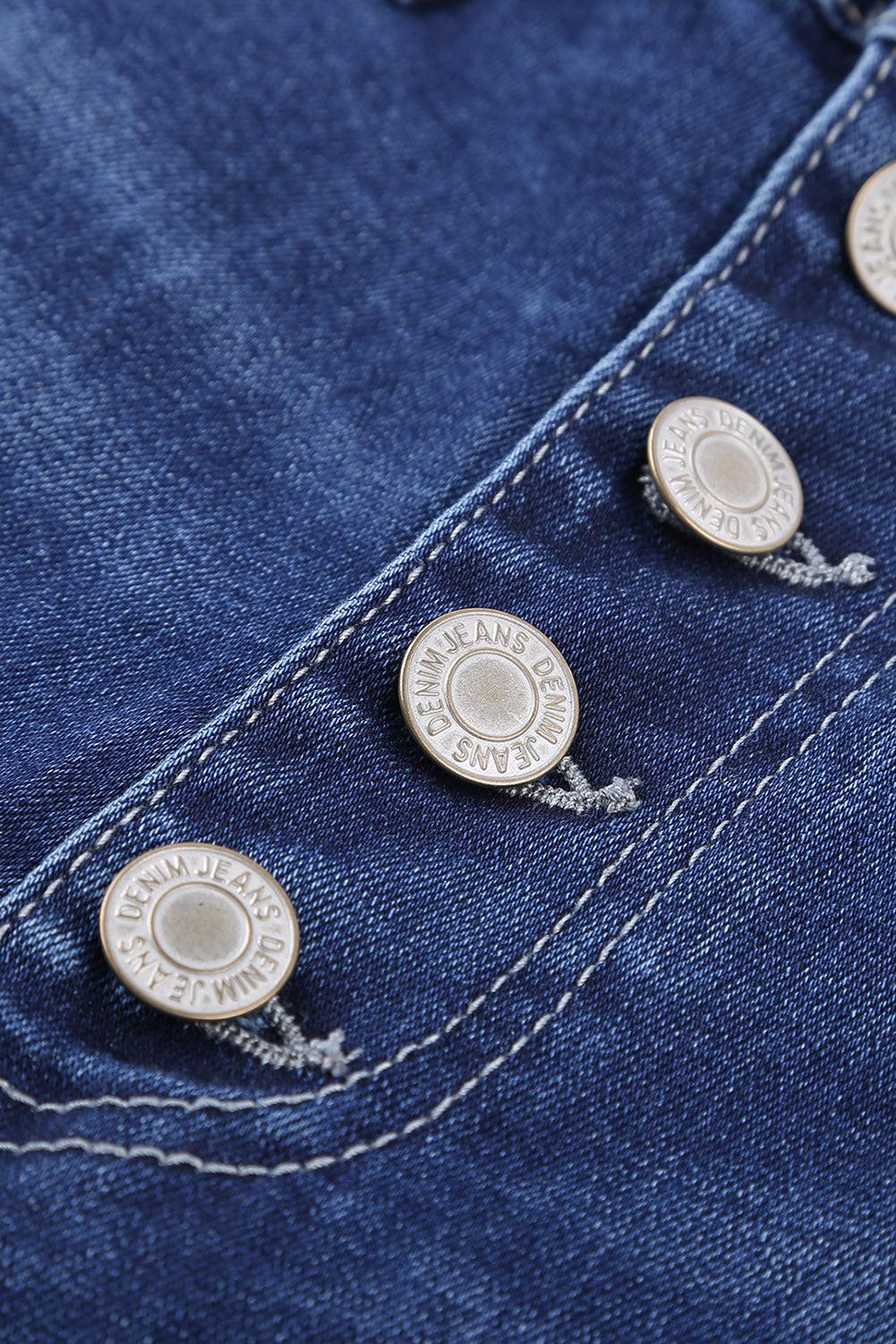 What You Want Button Fly Pocket Jeans-JEANS 0-16-[Adult]-[Female]-2022 Online Blue Zone Planet