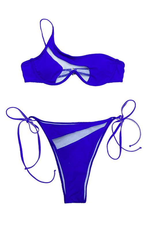 Women's Cutout Sexy Bikini Split Swimsuit-TOPS / DRESSES-[Adult]-[Female]-Blue Zone Planet