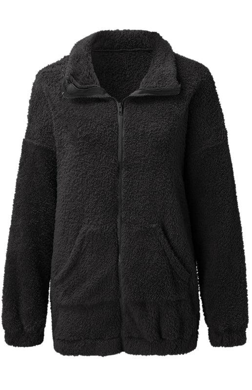 Women's Woolen Woolen Cardigan Coat BLUE ZONE PLANET