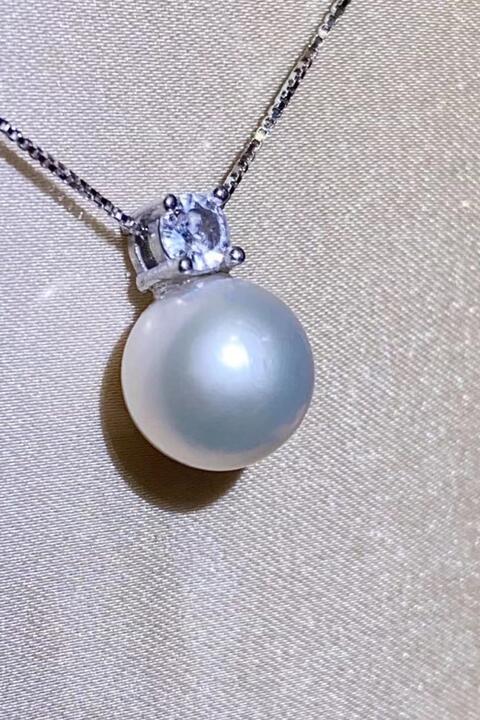 Freshwater Pearl 925 Sterling Silver Necklace BLUE ZONE PLANET