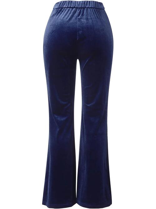 High Waist Flare Pants BLUE ZONE PLANET