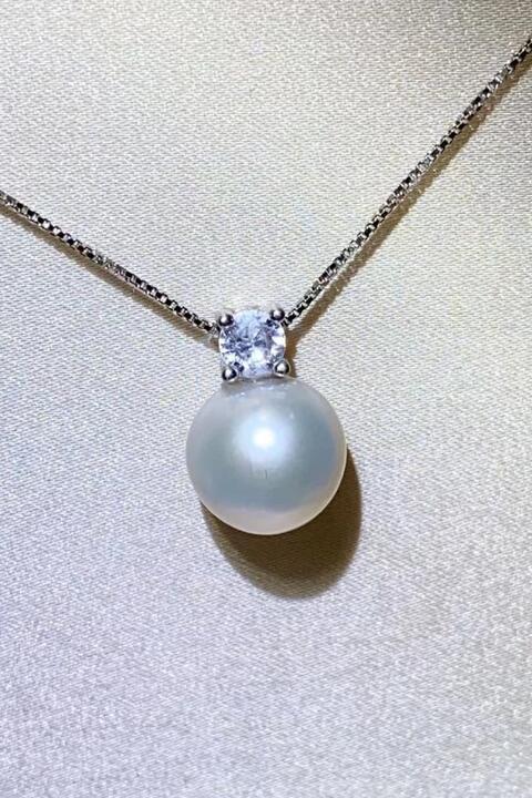 Freshwater Pearl 925 Sterling Silver Necklace BLUE ZONE PLANET