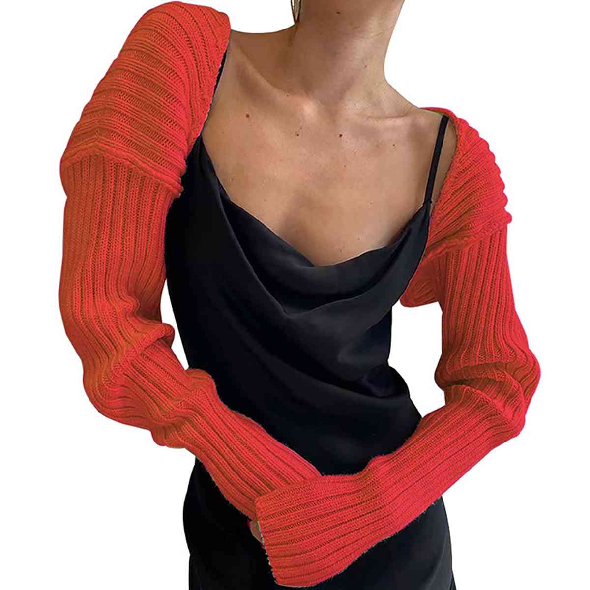 Long Sleeve Knit Bolero BLUE ZONE PLANET