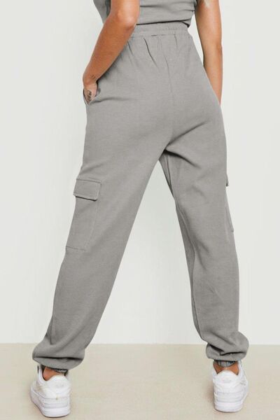 Drawstring Joggers with Pockets BLUE ZONE PLANET