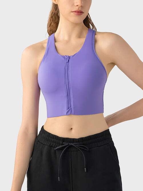 Wide Strap Sport Bra BLUE ZONE PLANET