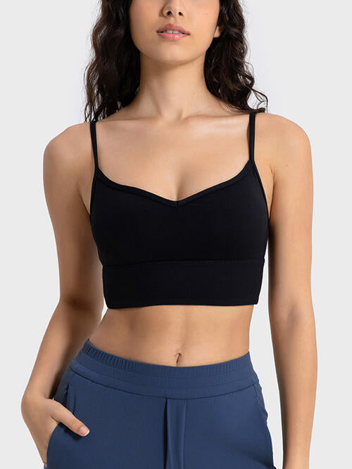 Spaghetti Strap Sport Bra BLUE ZONE PLANET