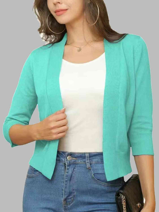 Open Front Cardigan BLUE ZONE PLANET