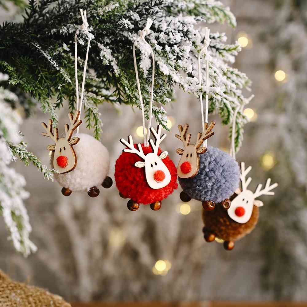 4-Piece Reindeer Hanging Widgets BLUE ZONE PLANET