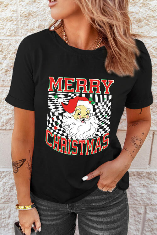 MERRY CHRISTMAS Graphic T-Shirt BLUE ZONE PLANET