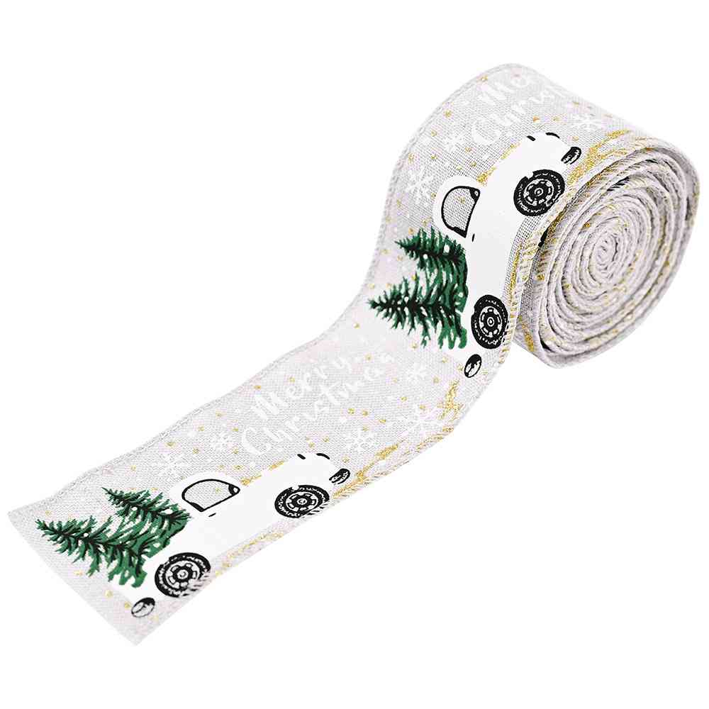 Car & Christmas Tree Ribbon BLUE ZONE PLANET