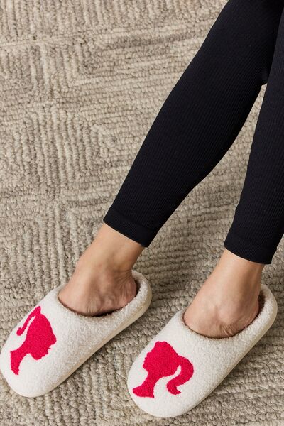 Melody Graphic Cozy Slippers Trendsi