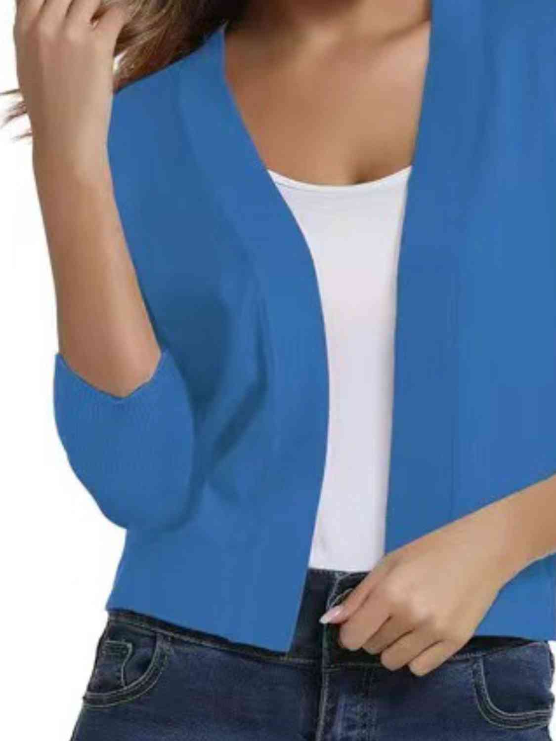 Open Front Cardigan BLUE ZONE PLANET