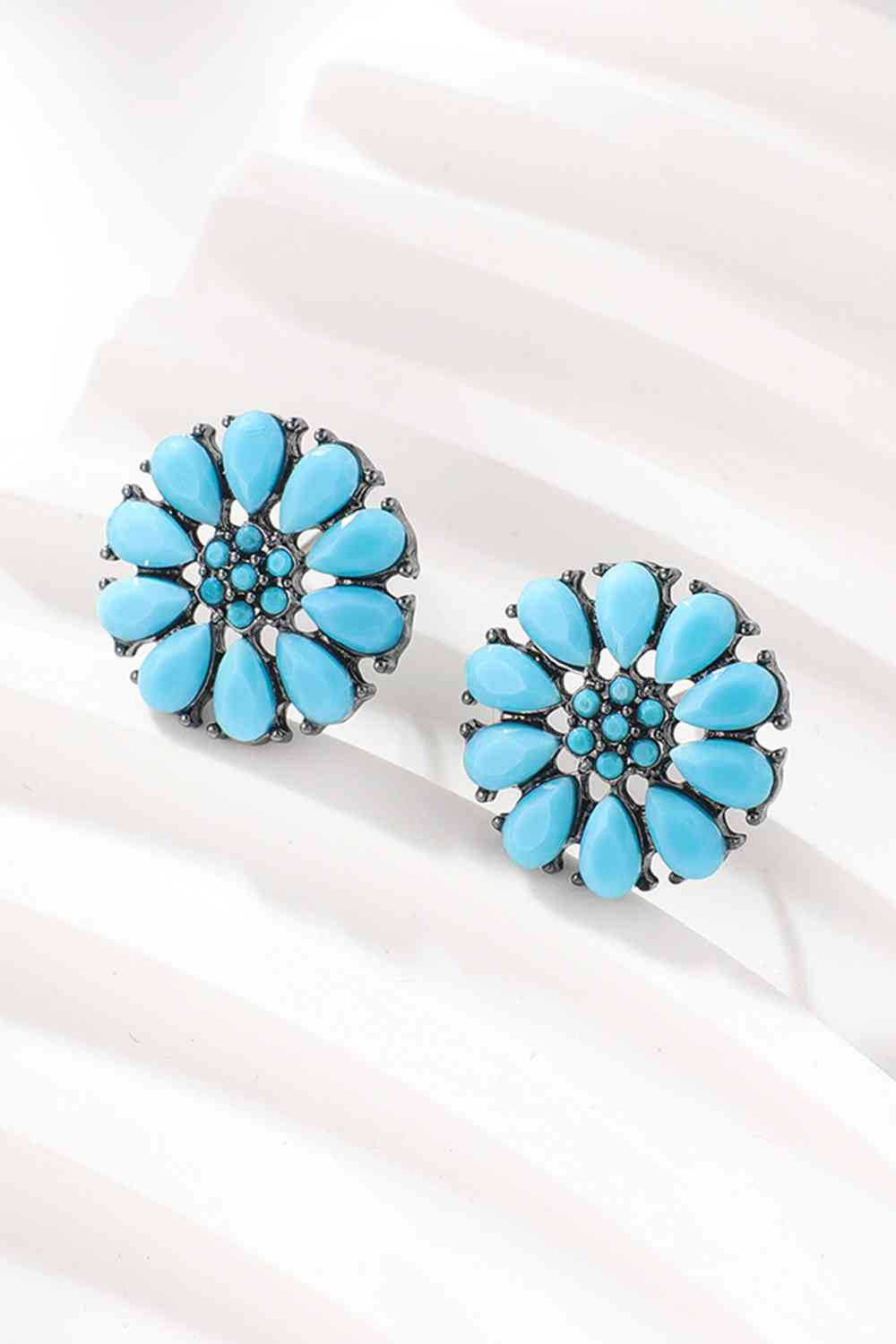 Turquoise Stud Earrings BLUE ZONE PLANET