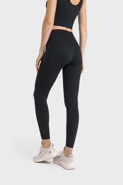 High Waist Active Pants-BOTTOM SIZES SMALL MEDIUM LARGE-[Adult]-[Female]-2022 Online Blue Zone Planet