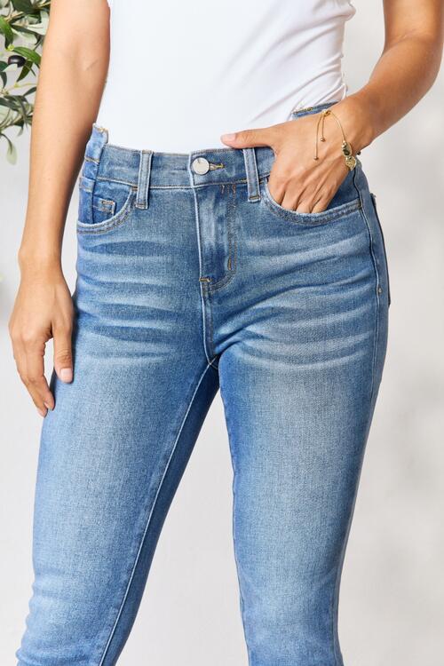 BAYEAS Skinny Cropped Jeans BLUE ZONE PLANET