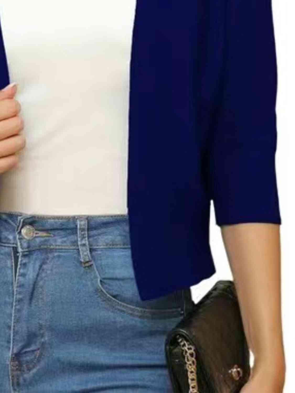 Open Front Cardigan BLUE ZONE PLANET