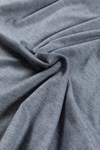 Blue Zone Planet |  Ruffled Round Neck Long Sleeve T-Shirt BLUE ZONE PLANET