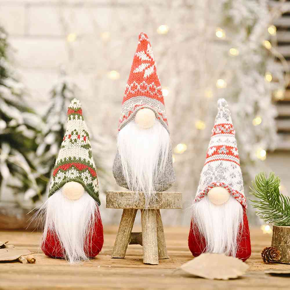 Assorted 2-Piece Faceless Gnomes BLUE ZONE PLANET