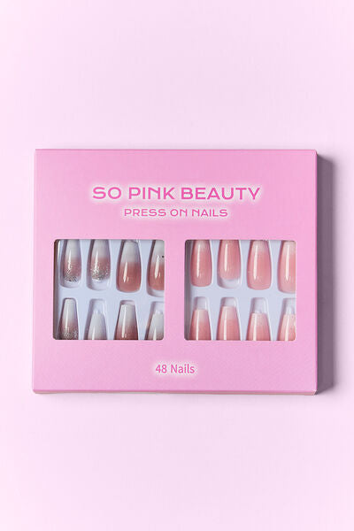 SO PINK BEAUTY Press On Nails 2 Packs Trendsi