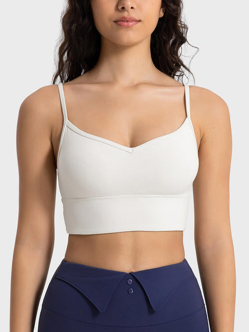 Spaghetti Strap Sport Bra BLUE ZONE PLANET