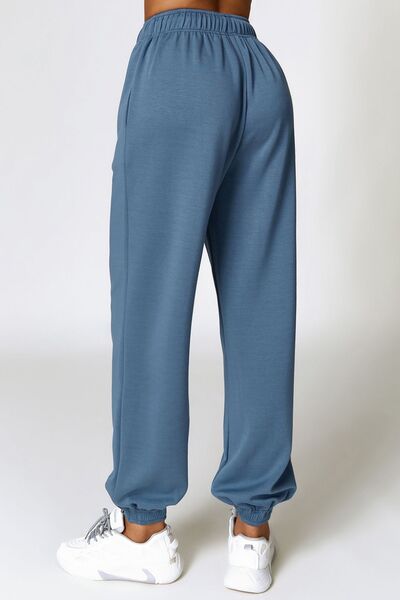 Blue Zone Planet |  Drawstring Pocketed Active Joggers BLUE ZONE PLANET