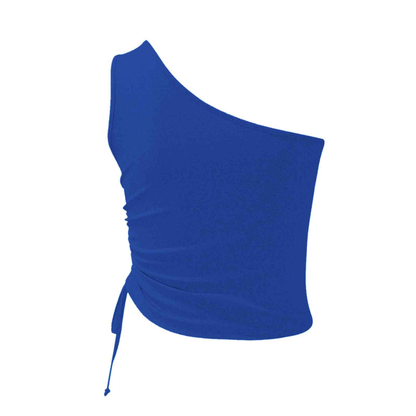 One Shoulder Tie Detail Cami BLUE ZONE PLANET