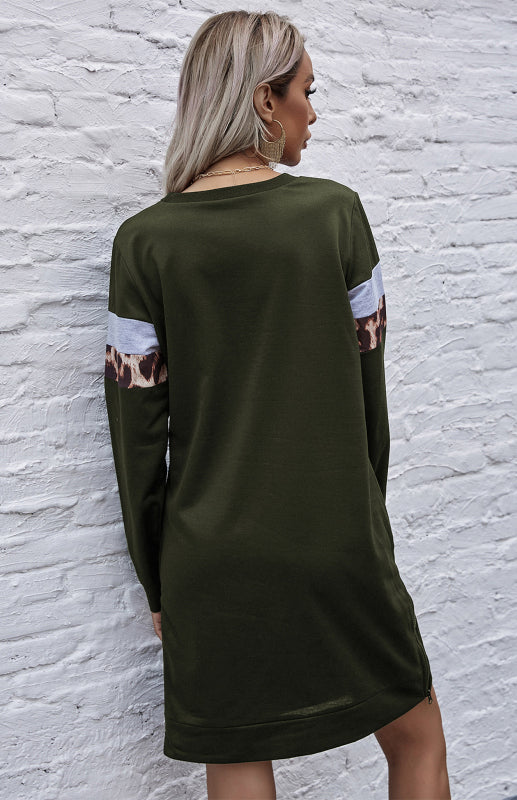 Blue Zone Planet |  Women's Fashion Trend Casual Sweater Dress kakaclo