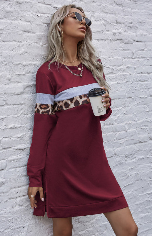 Blue Zone Planet |  Women's Fashion Trend Casual Sweater Dress kakaclo