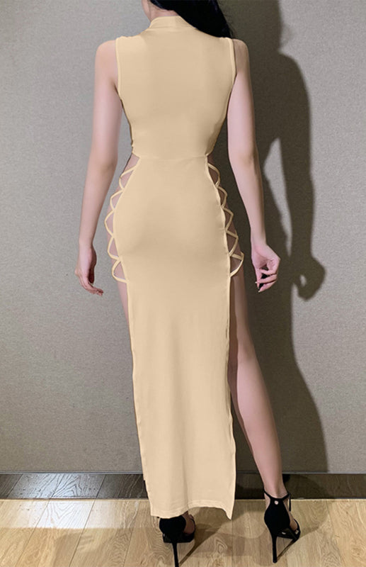 Blue Zone Planet |  Summer Sexy High-Slit Strappy Dress kakaclo