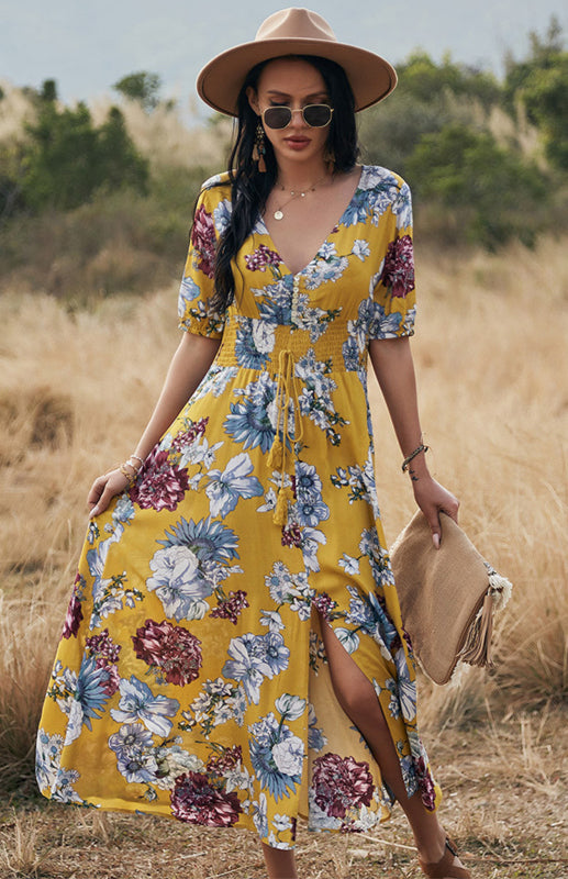 Slimming sundress on sale