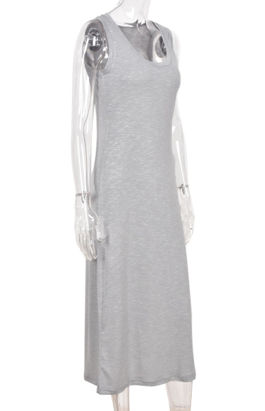 Women's Fashion Halter Halter Tank Dress kakaclo