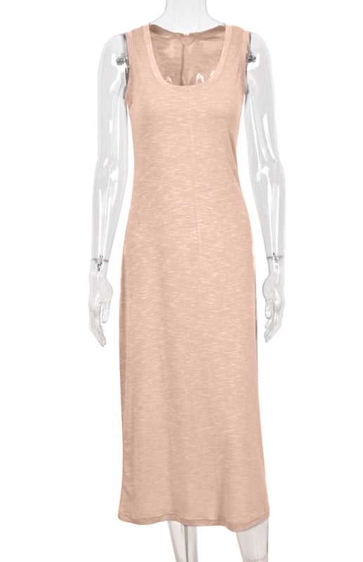Women's Fashion Halter Halter Tank Dress kakaclo