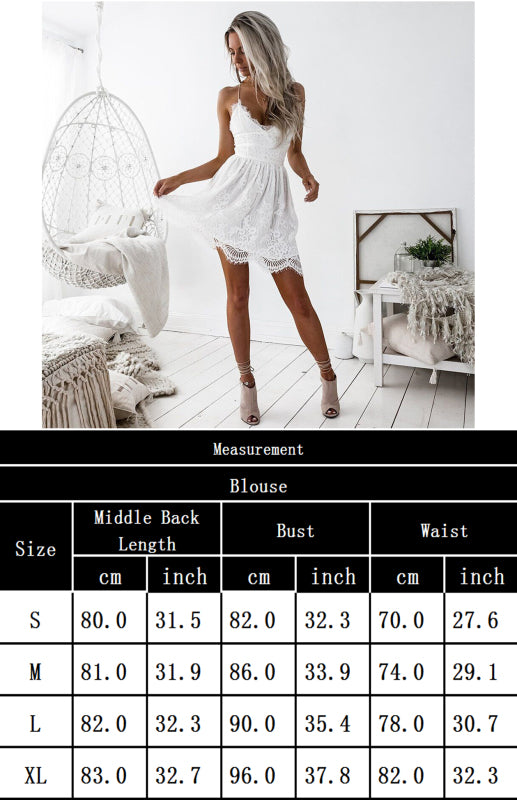Blue Zone Planet |  Lace-Paneled Suspender Strapless Dress kakaclo