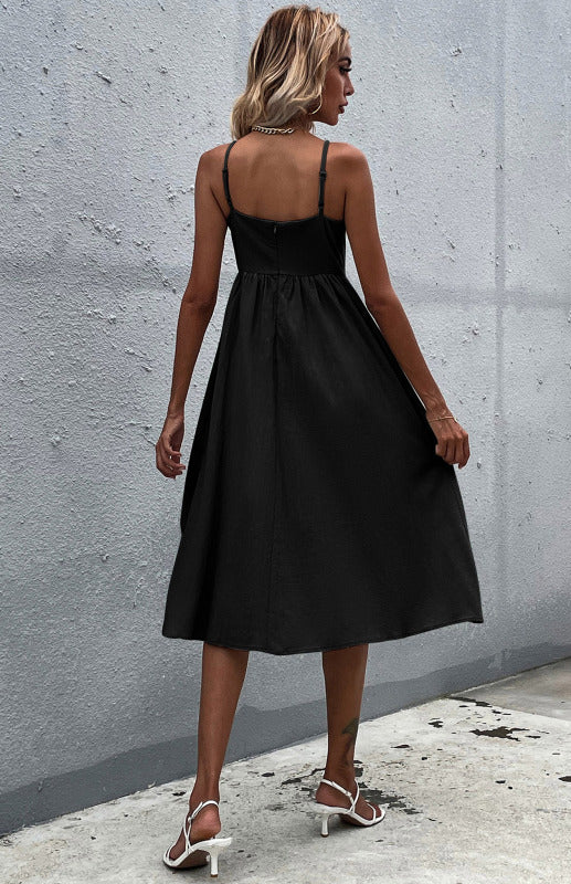 emily's midi dress CRYSTAL Stripe Cocktail Sheath MIDI Dress IN Gray