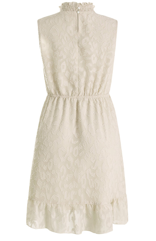 Ladies Spring Summer Fashion Chiffon Lace Jacquard Dress kakaclo