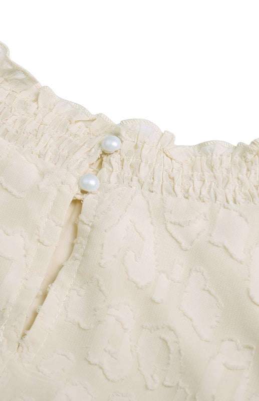 Ladies Spring Summer Fashion Chiffon Lace Jacquard Dress kakaclo