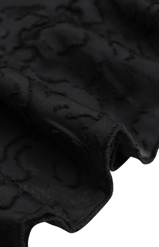 Ladies Spring Summer Fashion Chiffon Lace Jacquard Dress kakaclo