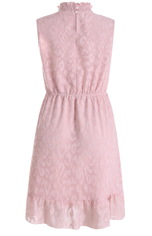 Ladies Spring Summer Fashion Chiffon Lace Jacquard Dress kakaclo