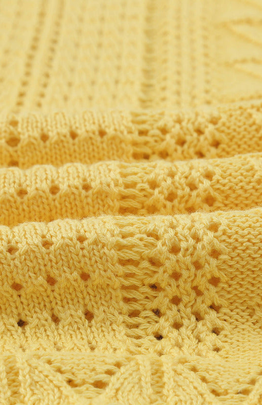 Blue Zone Planet | Long Sleeve Cutout Petal Sleeve Sweater kakaclo