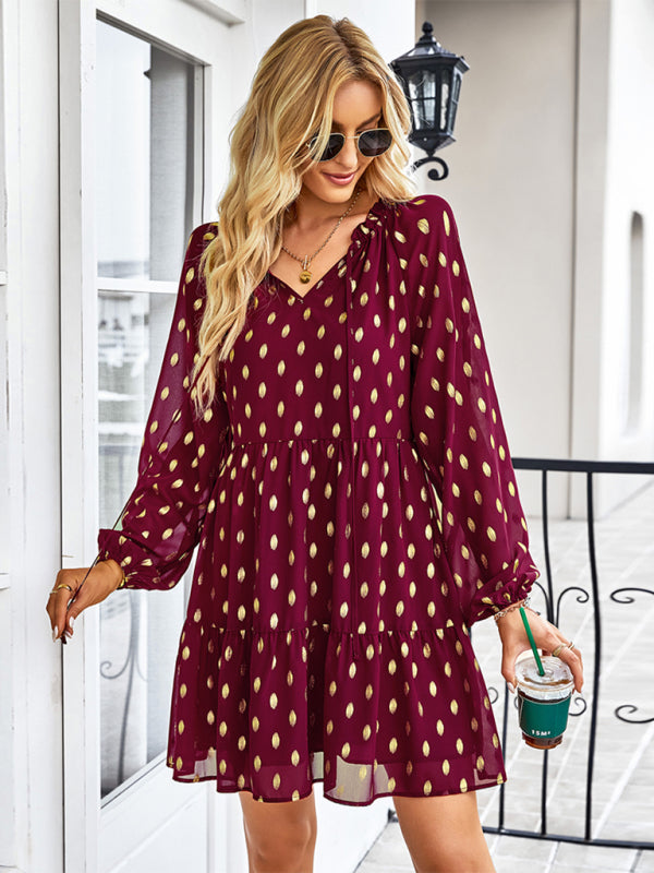 Blue Zone Planet |  Women's temperament elegant waist slim dress kakaclo