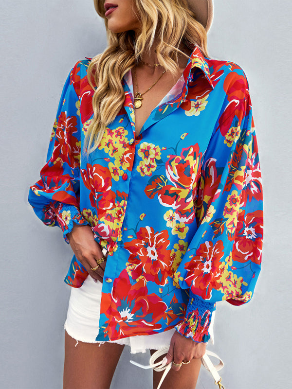 fashion commuter long sleeve versatile Shirt Top BLUE ZONE PLANET