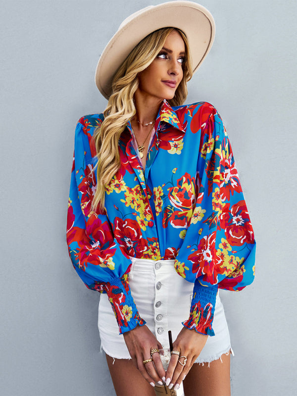 fashion commuter long sleeve versatile Shirt Top BLUE ZONE PLANET