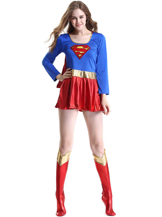 Blue Zone Planet |  Halloween Costume Sexy Supergirl Costume Set kakaclo