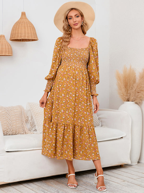 Blue Zone Planet |  Women's chiffon dress small floral dresses kakaclo