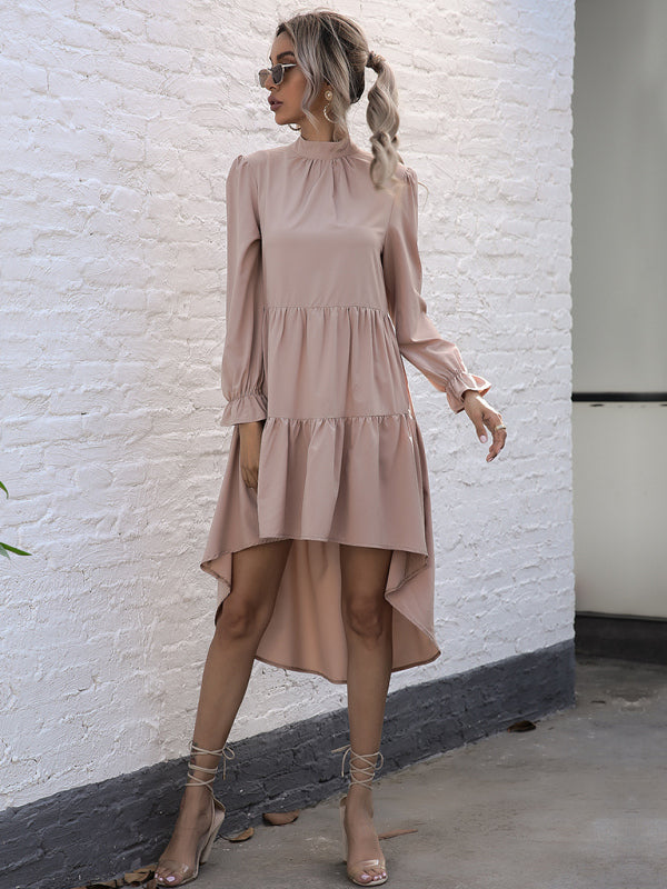 Blue Zone Planet |  Women's long-sleeved commuter dovetail dress kakaclo