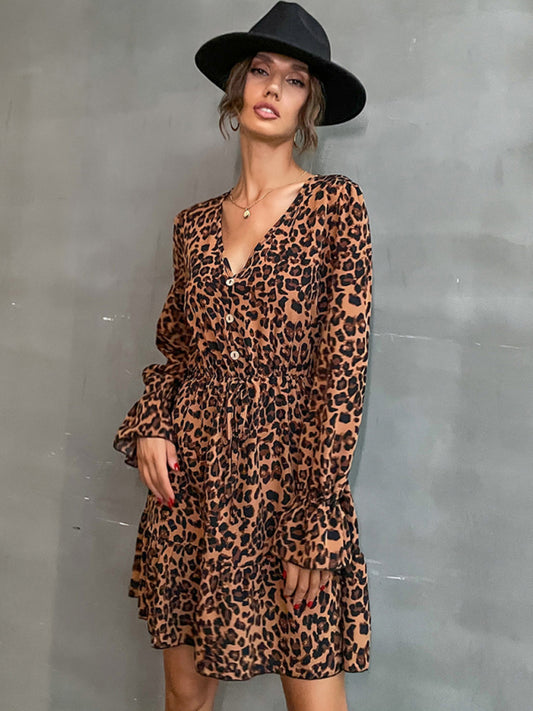 long -sleeved fashion versatile dress BLUE ZONE PLANET